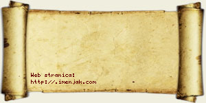 Jana Arsenijević vizit kartica